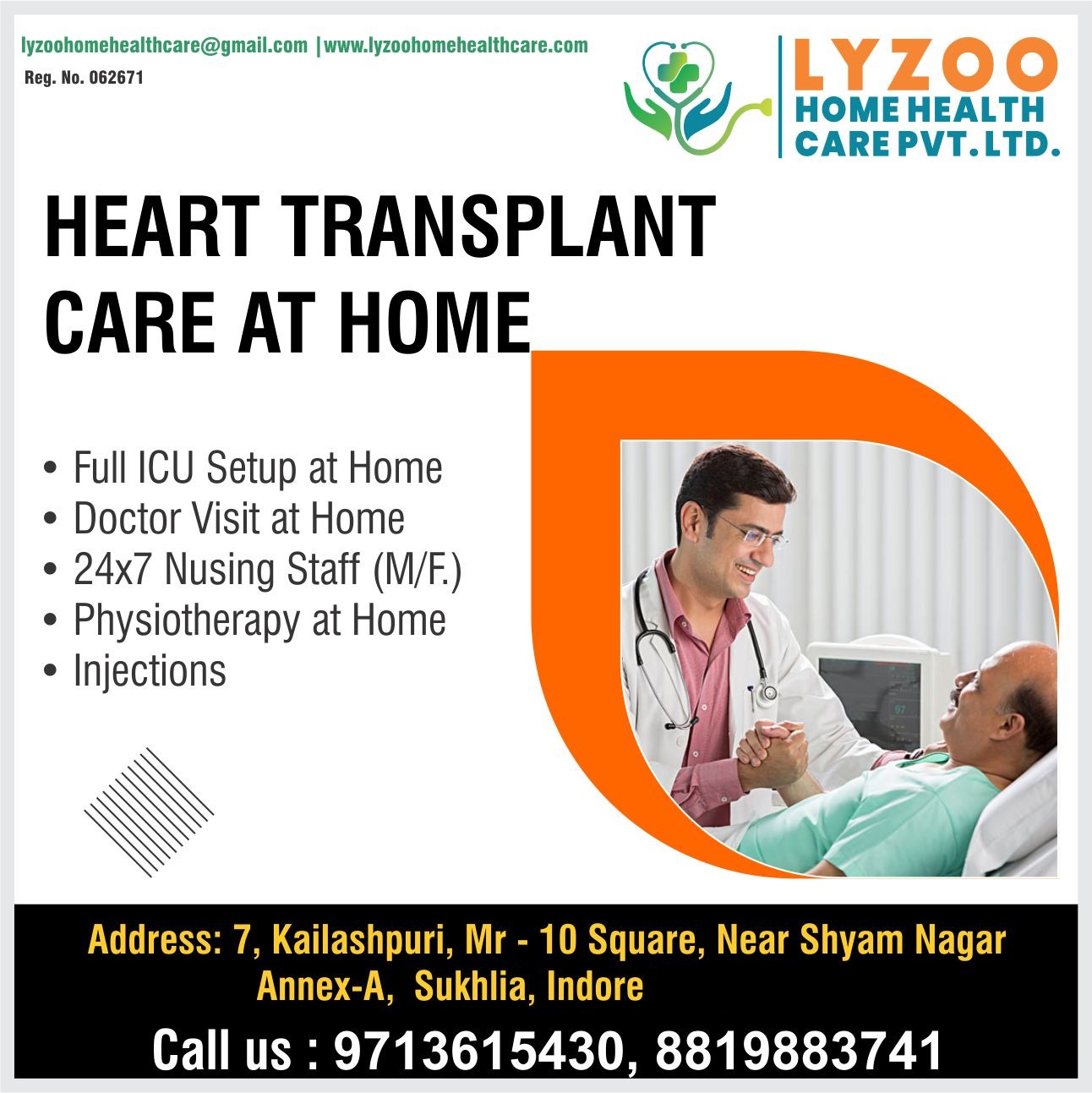 Specialized Heart Transplant Care At Home Services in Indore